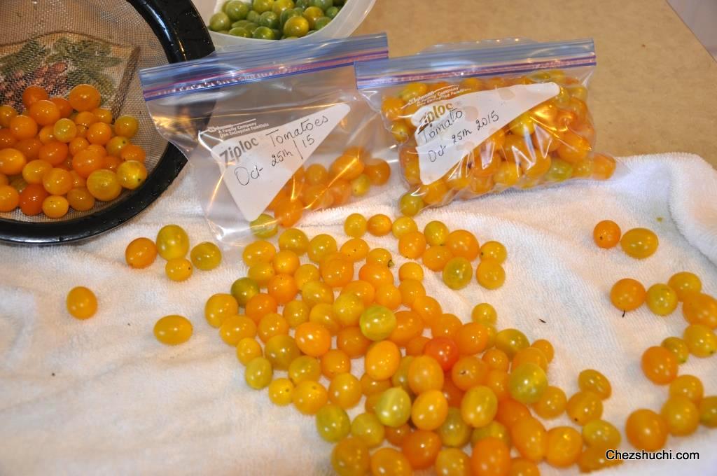 tomato cleaning